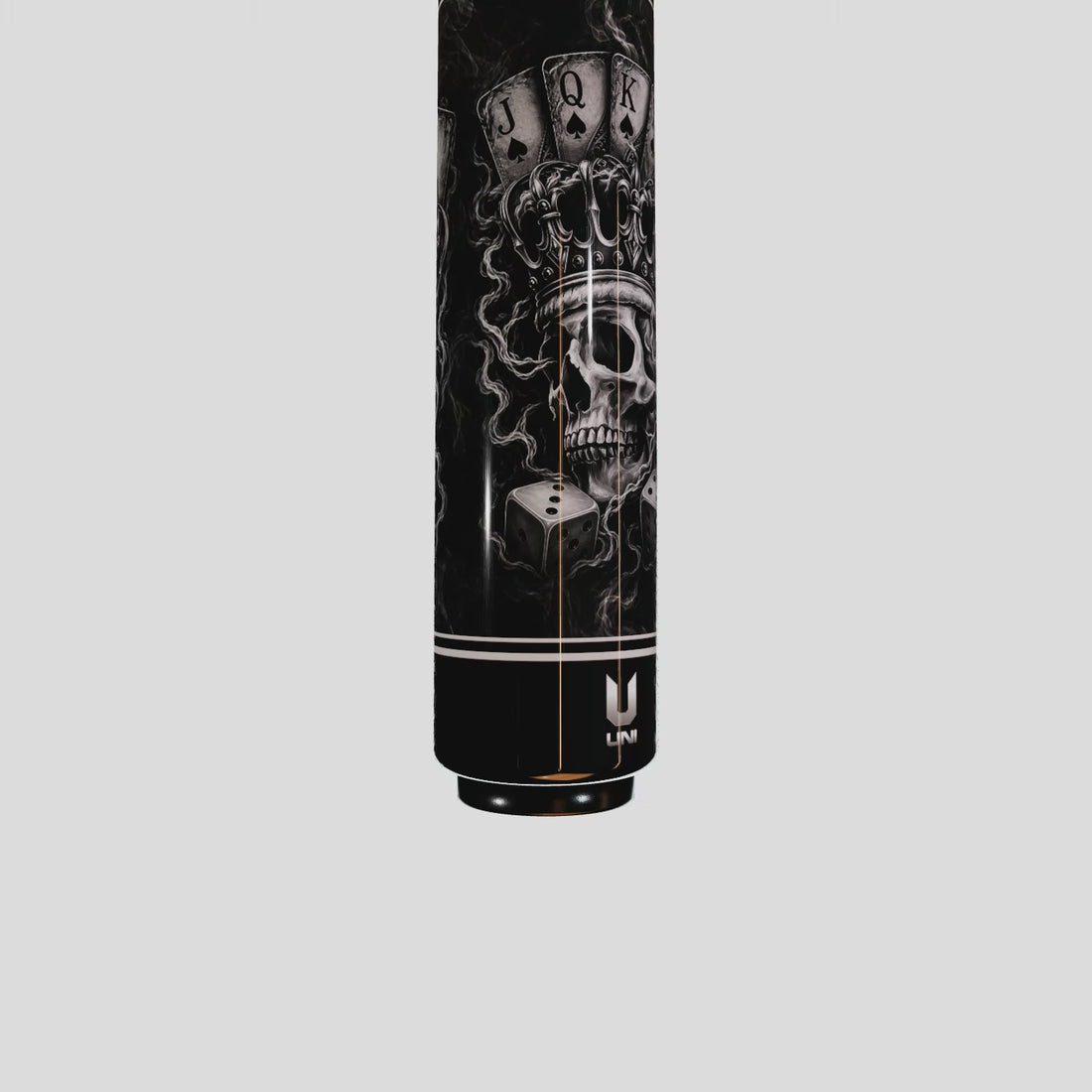 Uni Smoke Skull Carbon Fiber Pool Cue