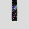 Uni Mother of Pearl Butterfly Pool Cue | Neon Abalone Black Lacquer Theme