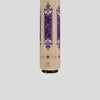 Wowcue Purple Filigree Glass Fiber Pool Cue | Intricate Design Mastery