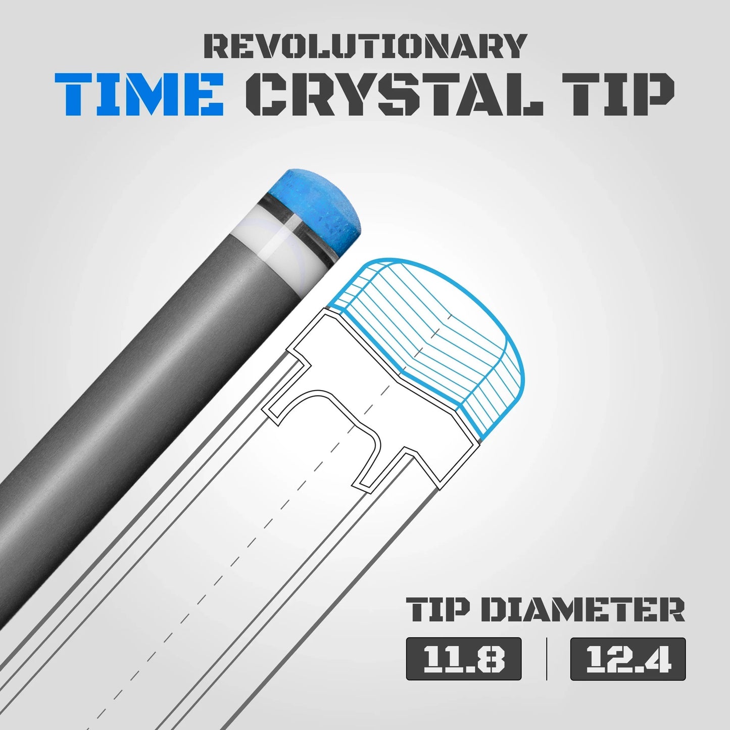 Nebula 2 Pool Cue - Amethyst Purple - Wrapless